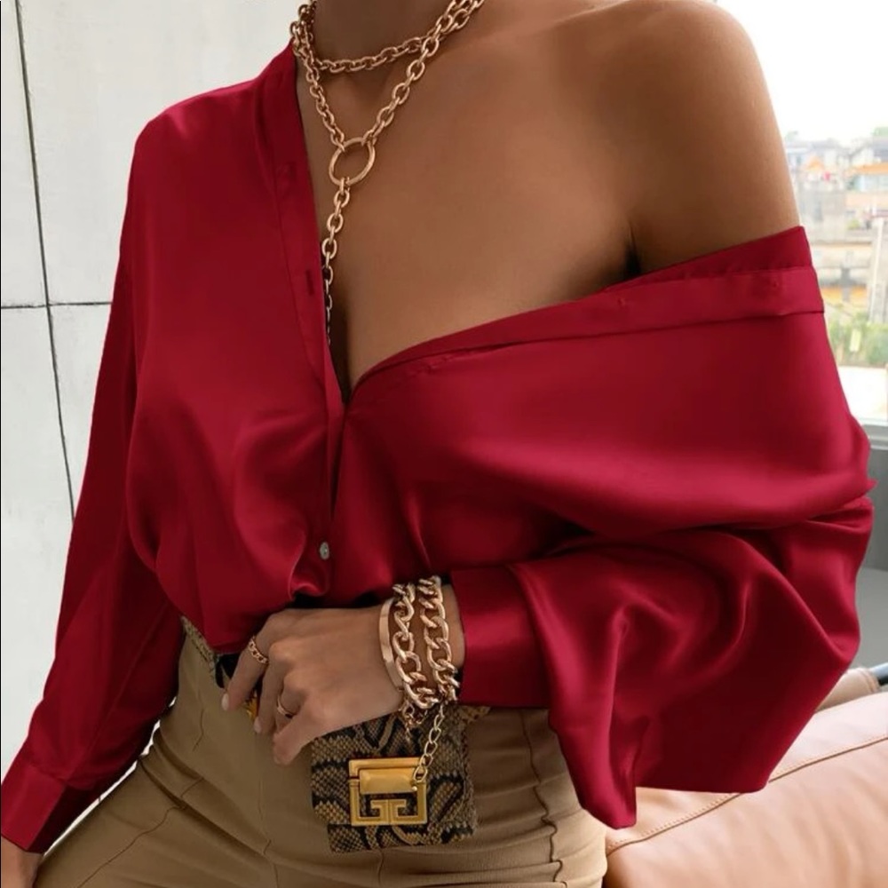 Shein, S, rose red